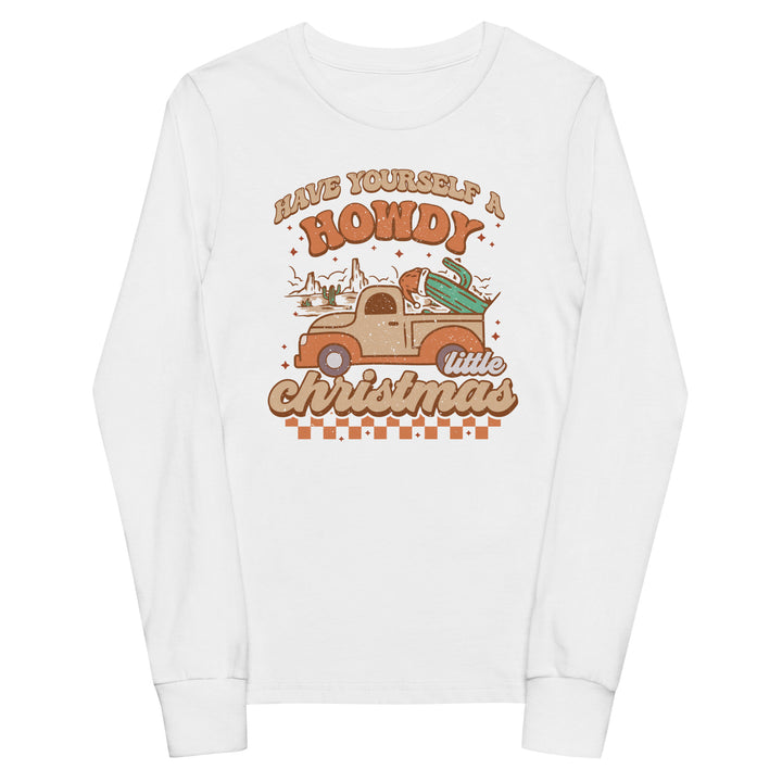 Howdy Christmas - Youth long sleeve tee