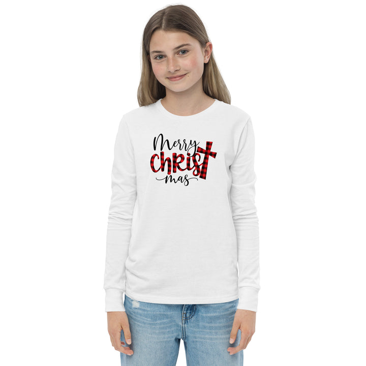 Merry Christ Mas - Youth long sleeve tee